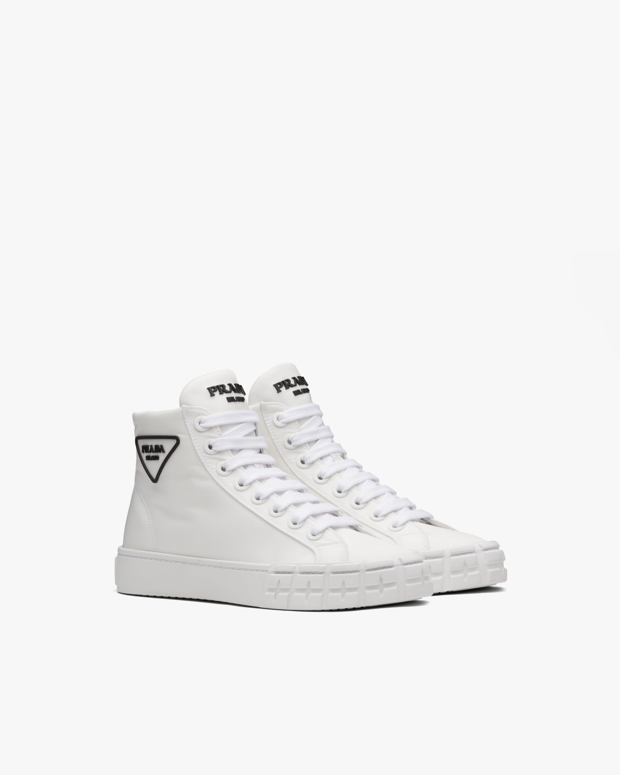 White Wheel Re-Nylon Gabardine sneakers