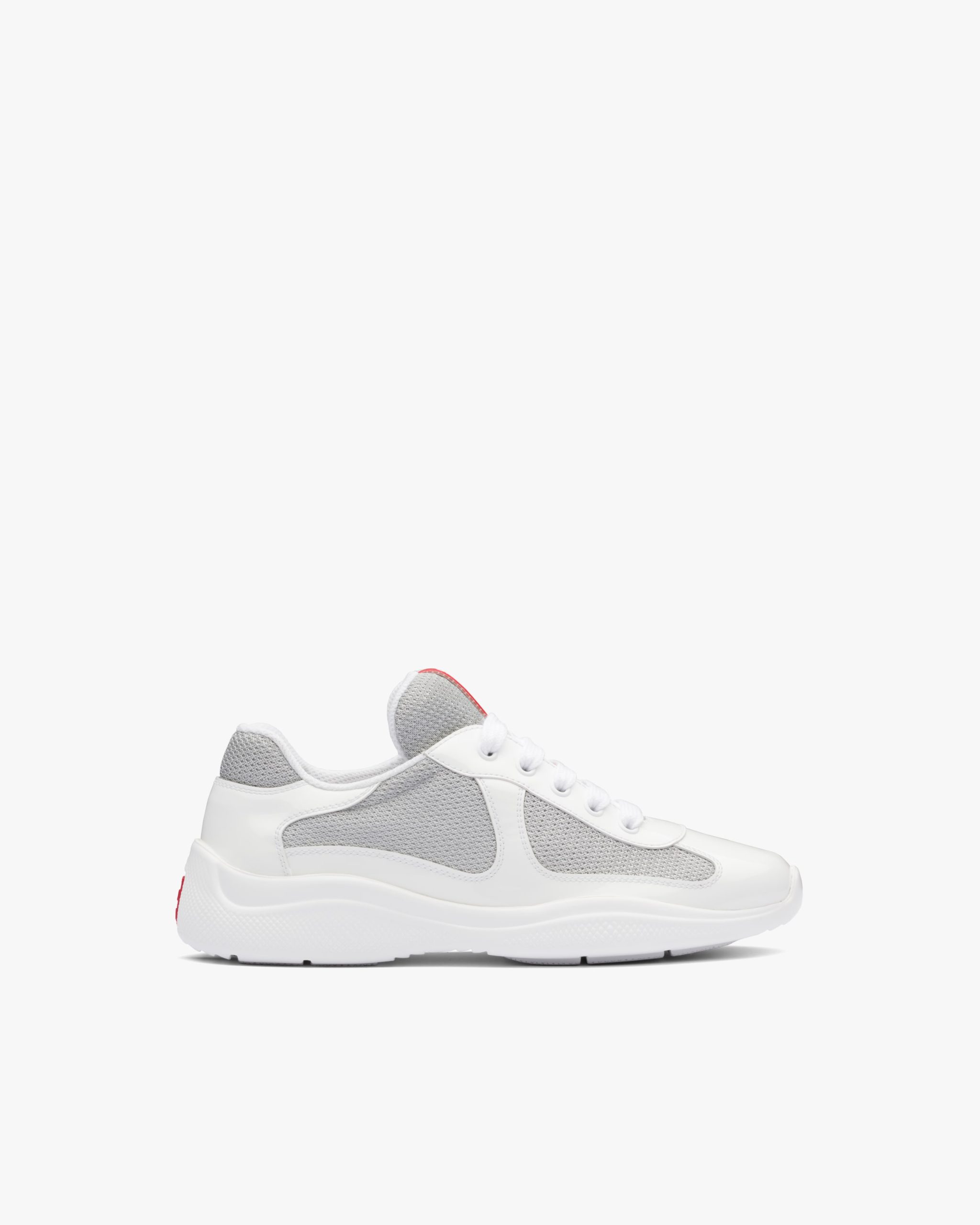 White/silver Prada Americas Cup sneakers - Image 2