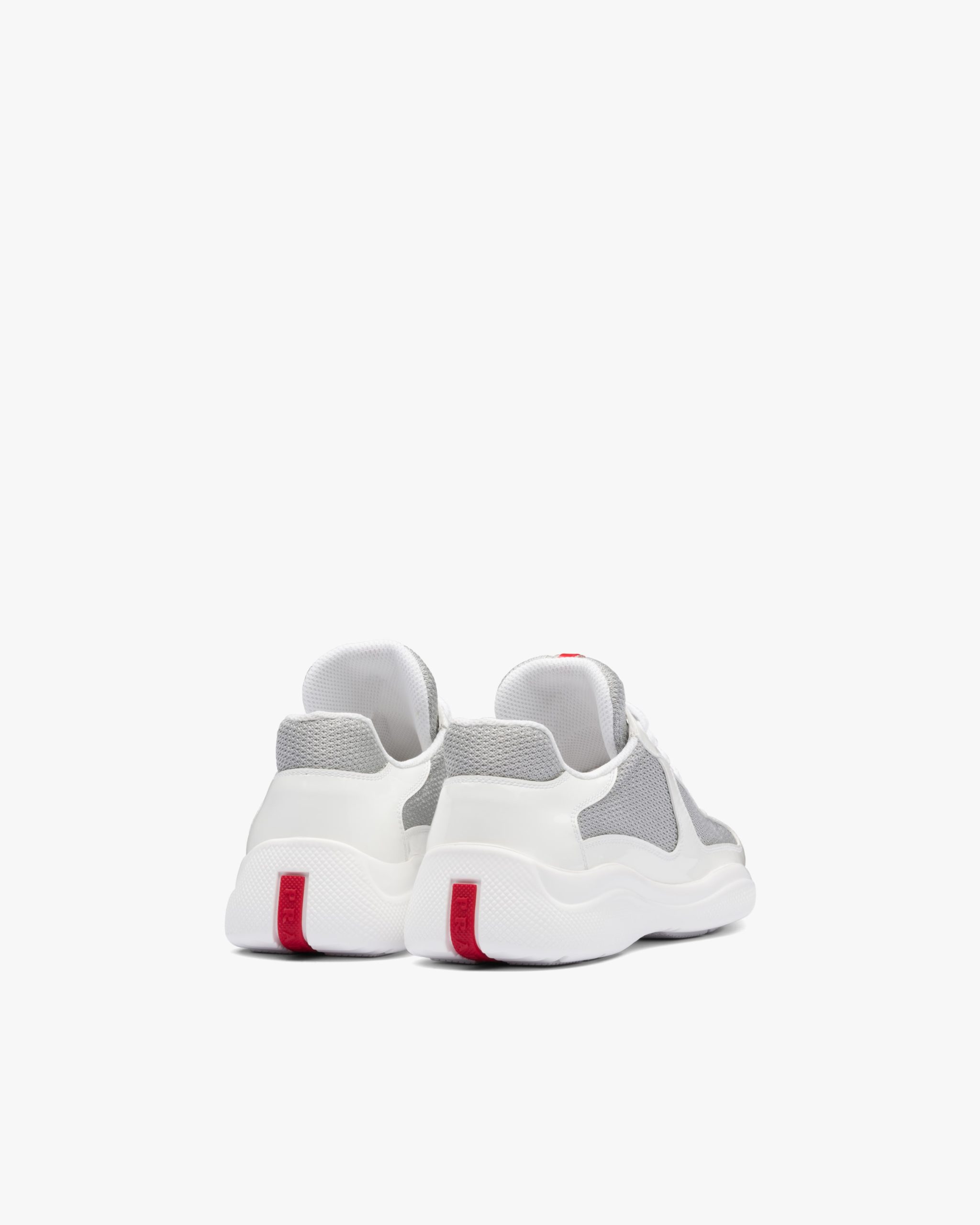 White/silver Prada Americas Cup sneakers - Image 3