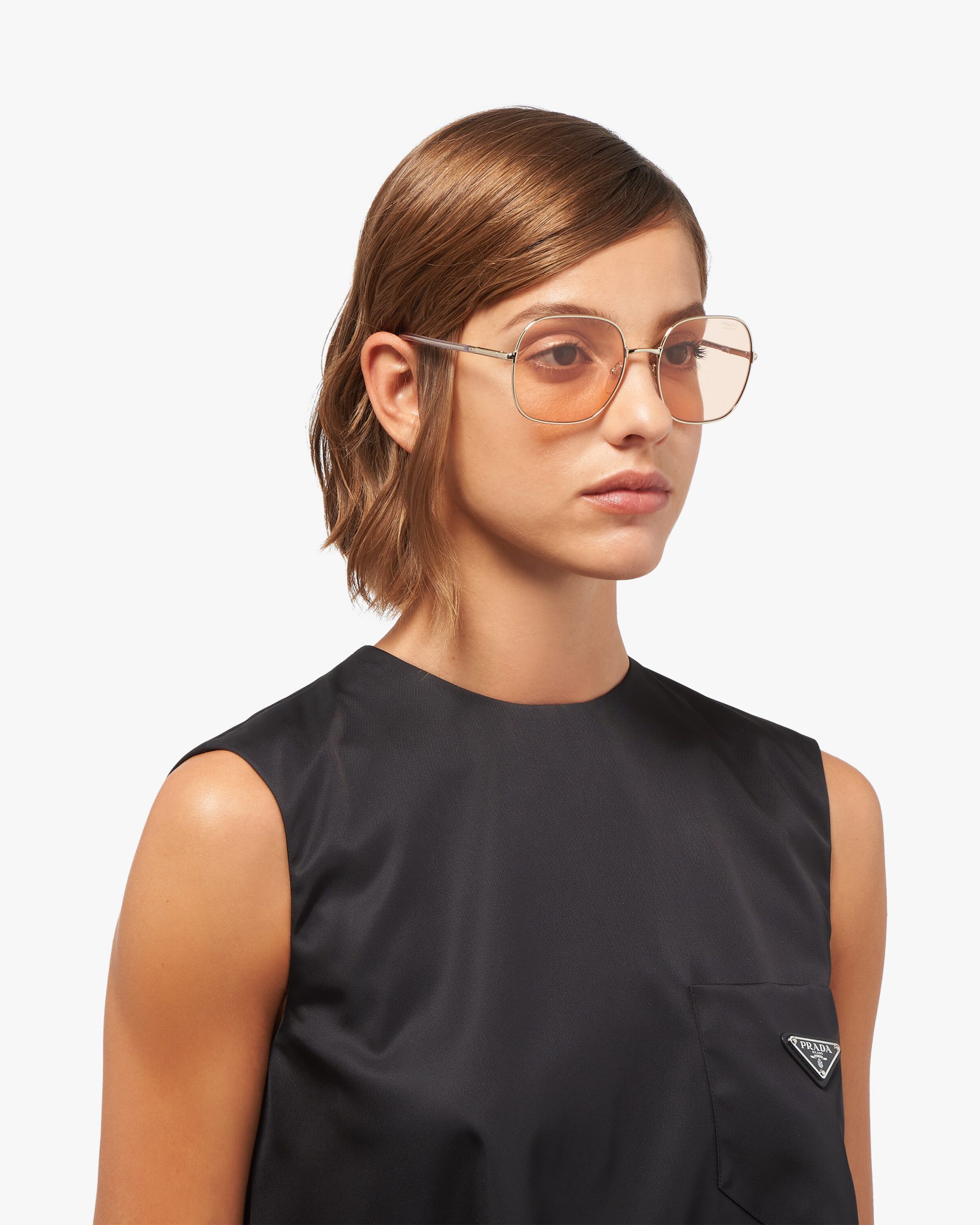 Amber Yellow Lenses Prada Decode sunglasses - Image 2