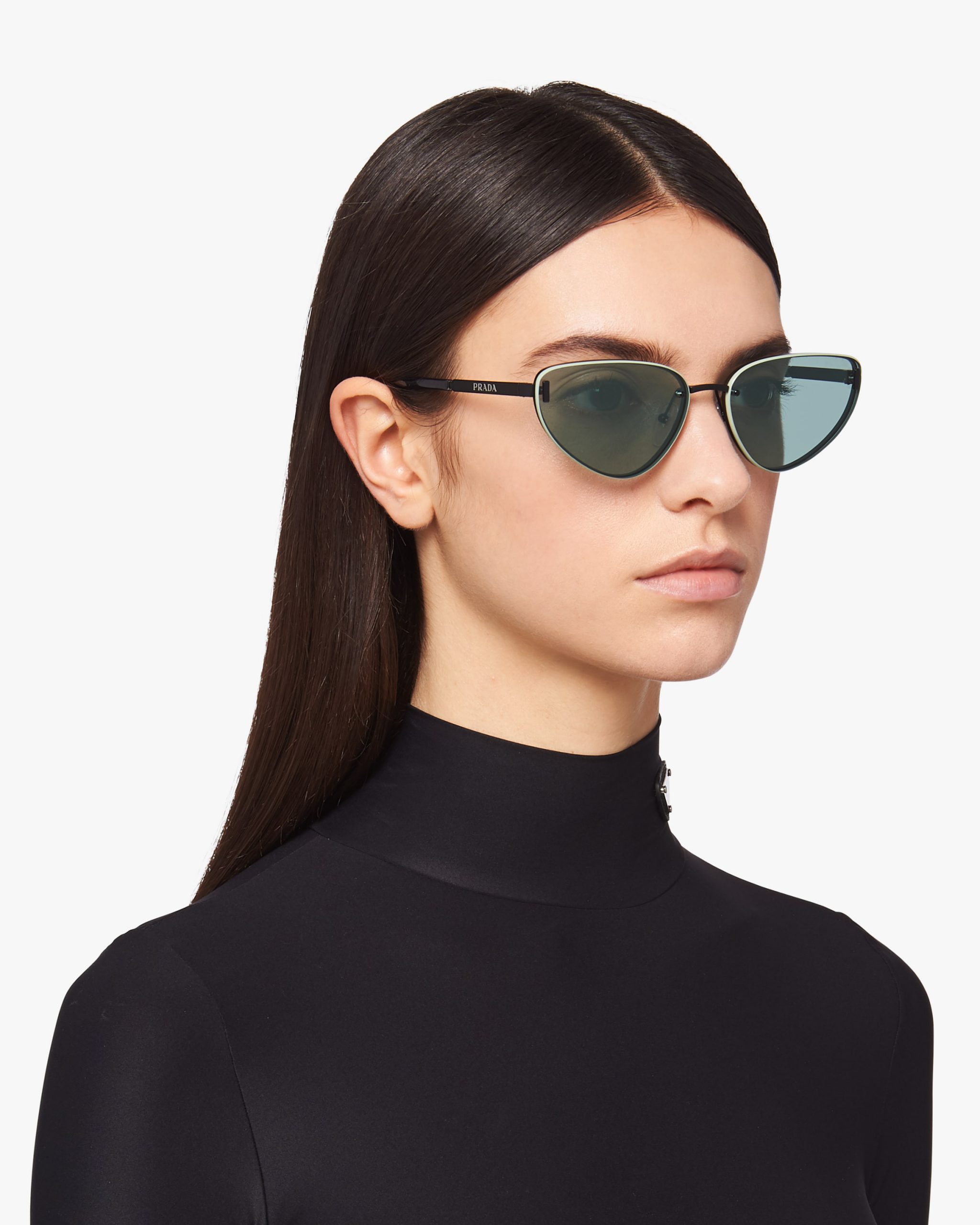 Jade/aqua Lenses Prada Duple sunglasses - Image 2