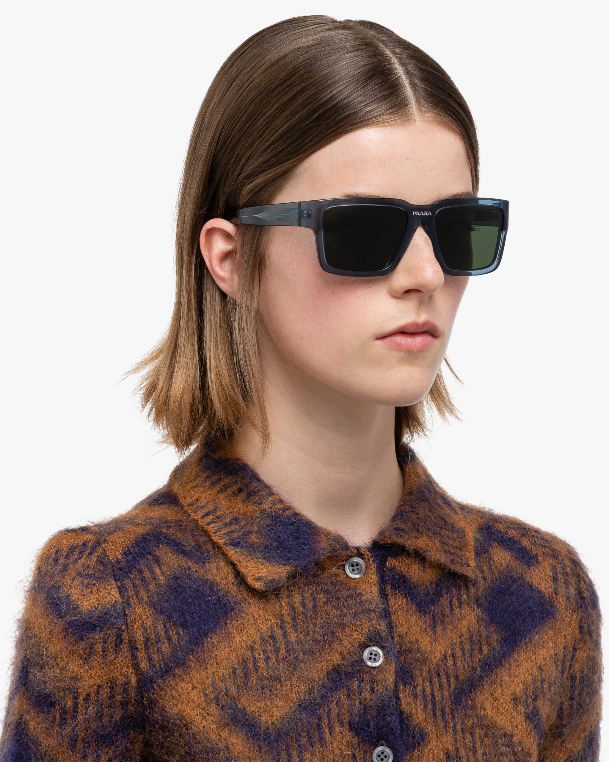 Military Green Lenses Prada Runway sunglasses - Image 2