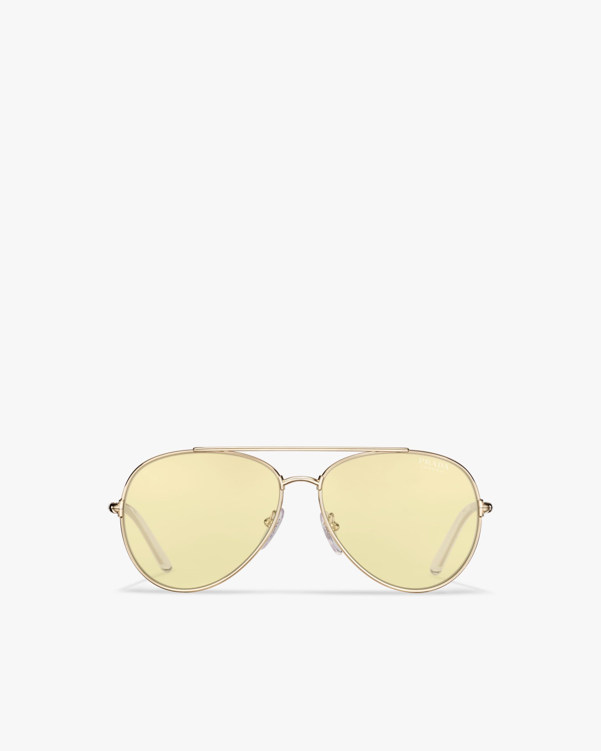 Sunny Yellow Lenses Prada Decode sunglasses